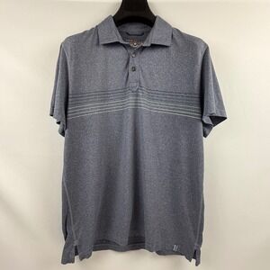 Weekend Sport Marine Layer Men's Gray Polo Shirt Short Sleeve Size Large